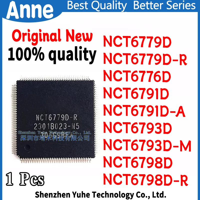 (1piece)100% New NCT6791D NCT6791D-A NCT6776D NCT6779D NCT6779D-R NCT6793D NCT6793D-M NCT6798D NCT6798D-R QFP-128 Chipset
