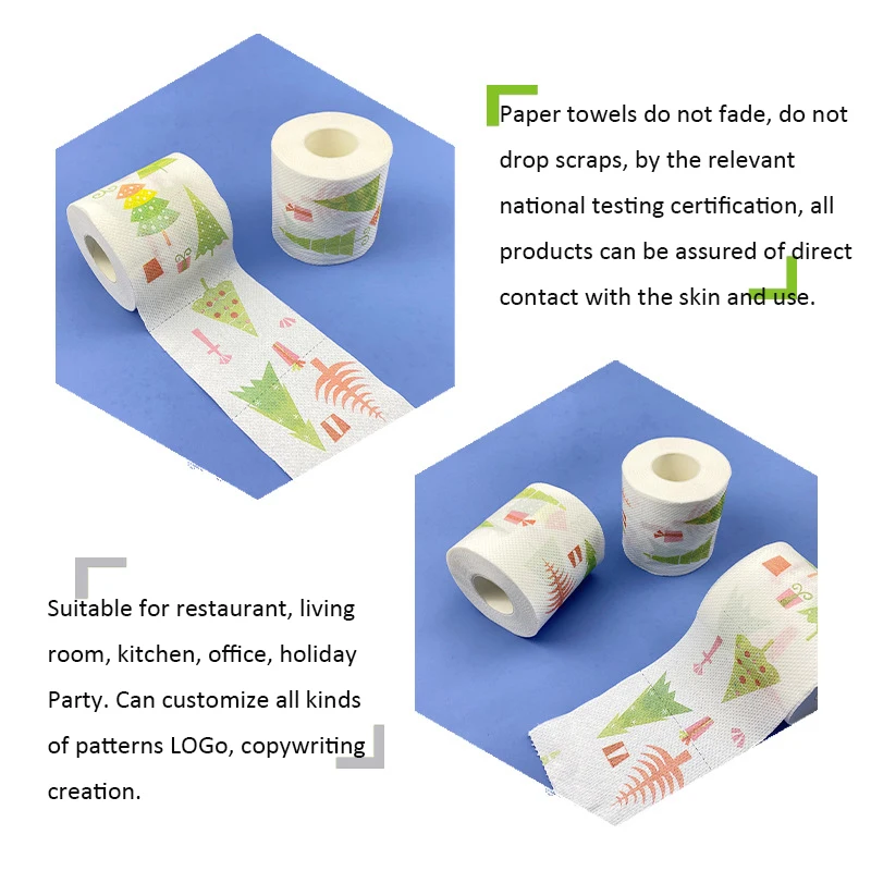 شجرة عيد الميلاد الكرتون لفة ورقة عيد الميلاد ورق التواليت ماصة الحمام الأنسجة لقضاء عطلة أنماط المنزلية هدايا الحفلات