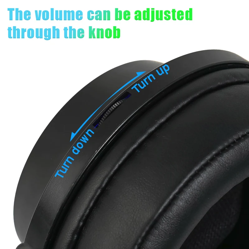 마이크 USB 유선 게이밍 헤드셋, 가상 7.1 서라운드 사운드, PC 컴퓨터 노트북용 게이머 헤드폰