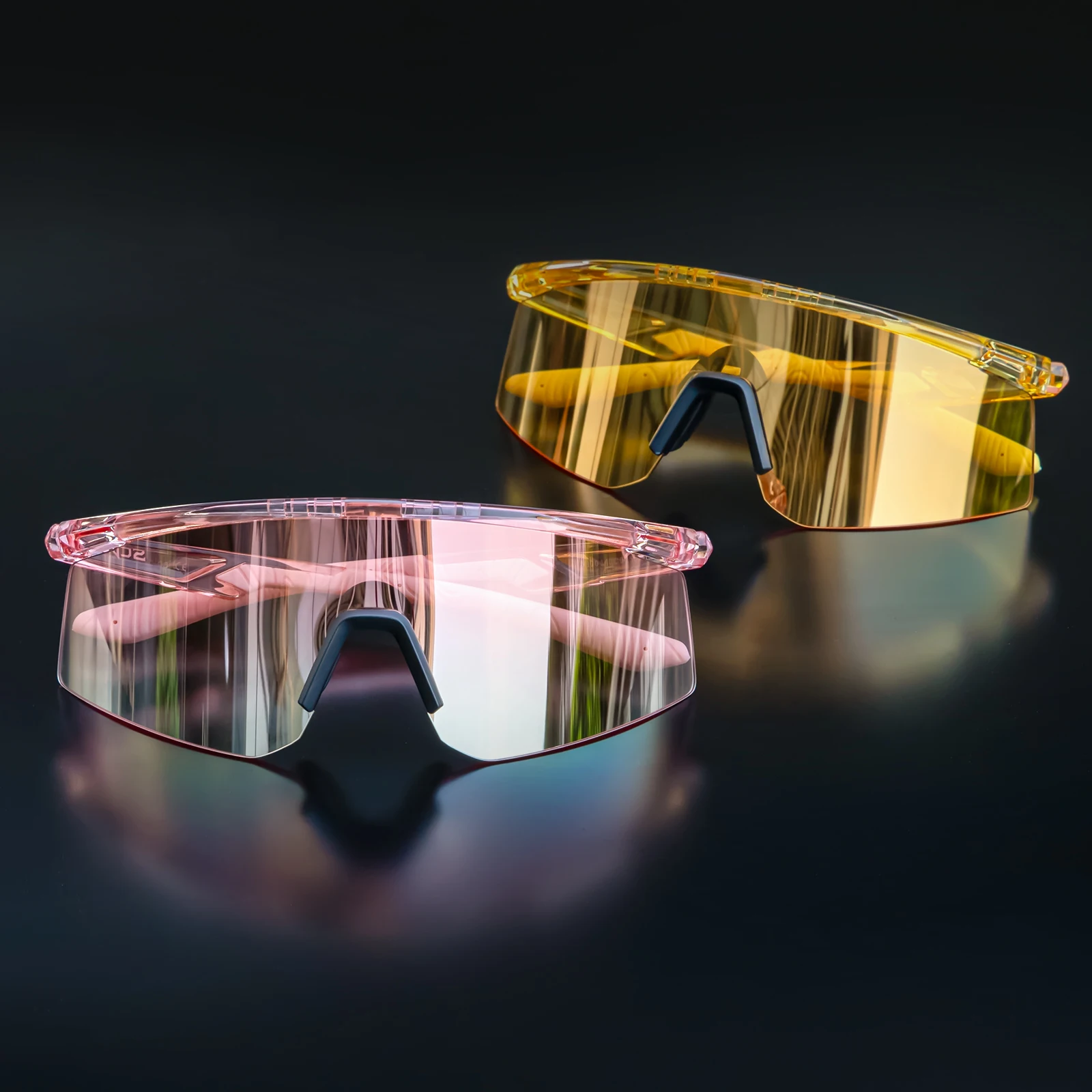 

Scvcn New Gradient Lenses Cycling Glasses Fashion Design Men Women Sunglasses UV400 Running Biking Driving Climbing Glasses