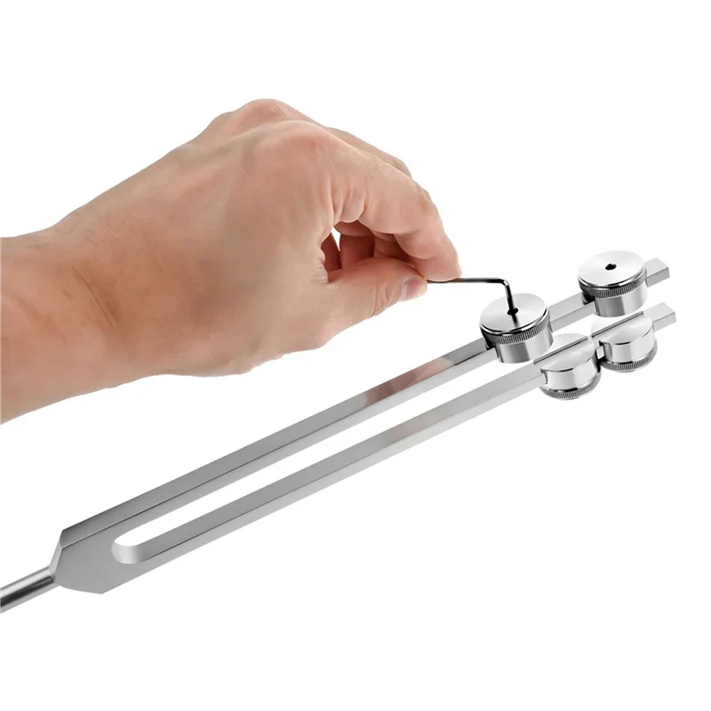 A95Q-8Pcs شوكة ضبط 32/48/64/128 هرتز مع مطرقة لاختبار الجهاز العصبي علاج شفاء الصوت الرعاية الصحية #3