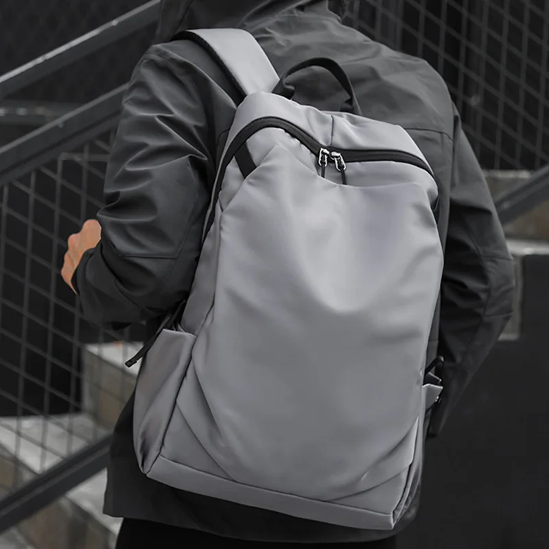 Mochila informal a la moda para hombre, bolsa impermeable para ordenador portátil, bolsa de viaje para estudiantes universitarios