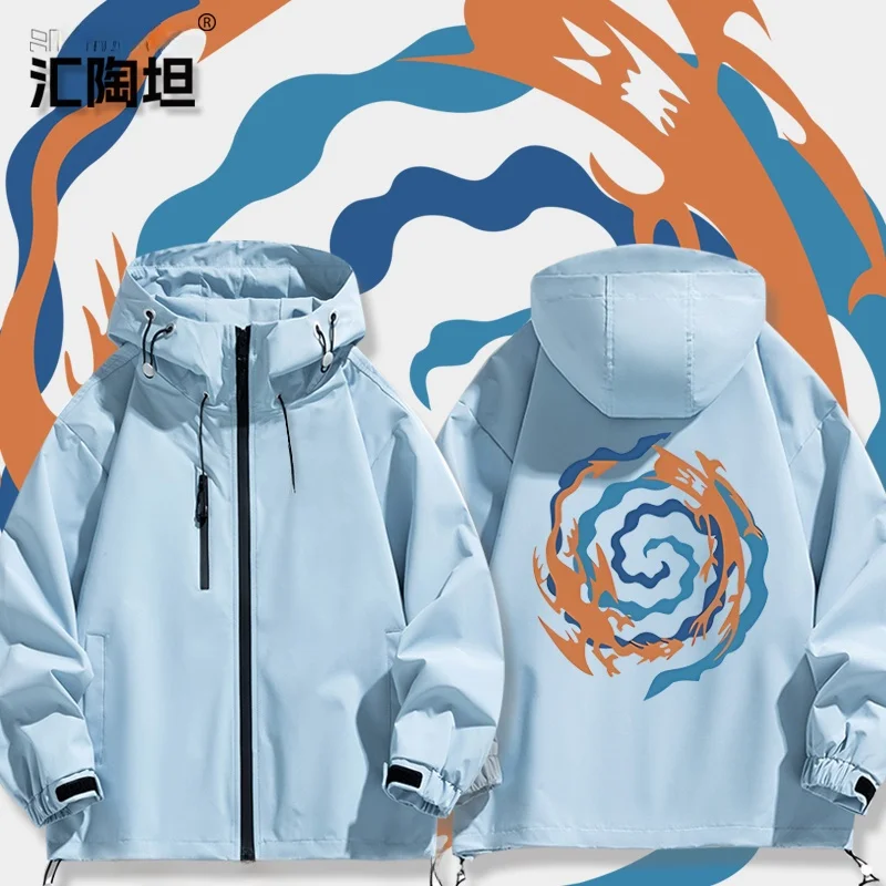 

Куртка Game King Fusion Magic Jaet Autumn Winter с капюшоном на молнии, из полиэстера, нейлона и синтетического волокна, молодежная модная верхняя одежда