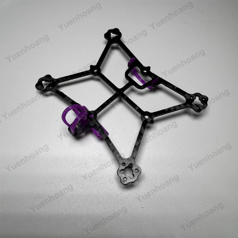 1PCS For BetaFPV Air75 FPV Drone Body Frame Rack Thickness 1.5mm Carbon Fiber Chassis Compatible with 1S 75mm Analog Tiny Whoop