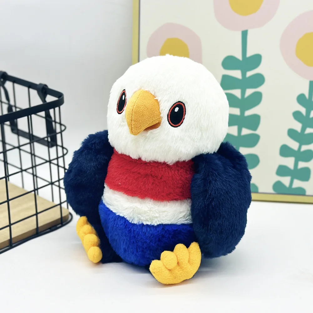 

24cm Cute Lifelike American Eagle Plush Toys Stuffed Plush Animal Toy Soft Doll Lovely Birthday Gift