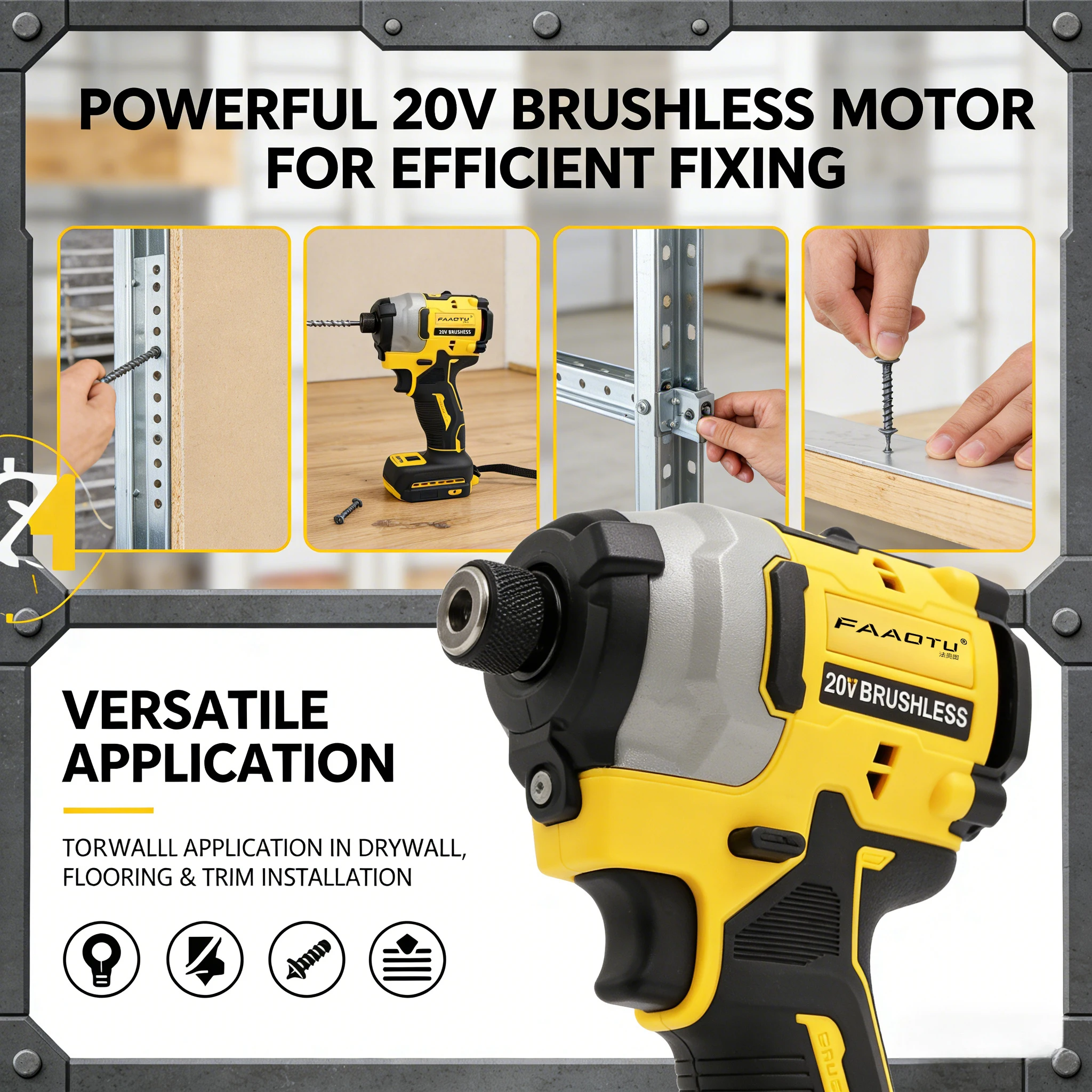 faaotu-new-dcf850-brushless-cordless-impact-driver-20v-dw-battery-compatible-3250rpm-high-torque-power-screwdriver