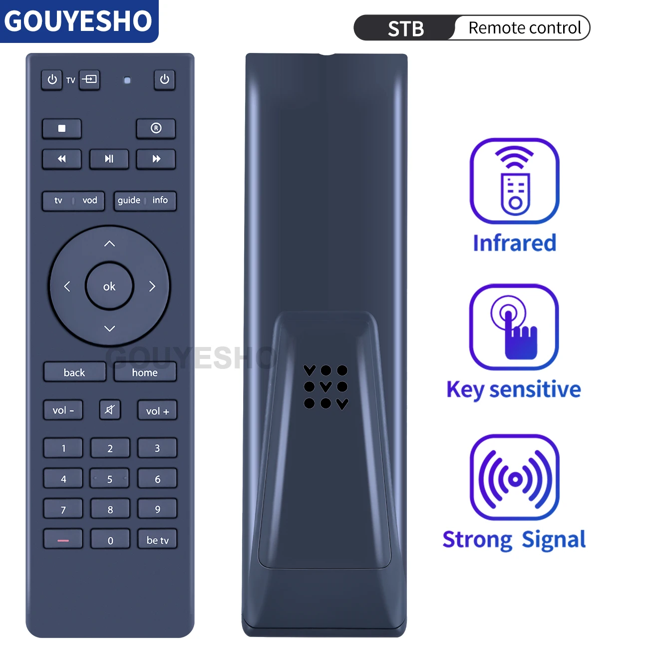 New Remote Control ISB8430-RCU-VOO RC3203404/01B For evasion Set-Top Box SNOWFLAKE IR voo