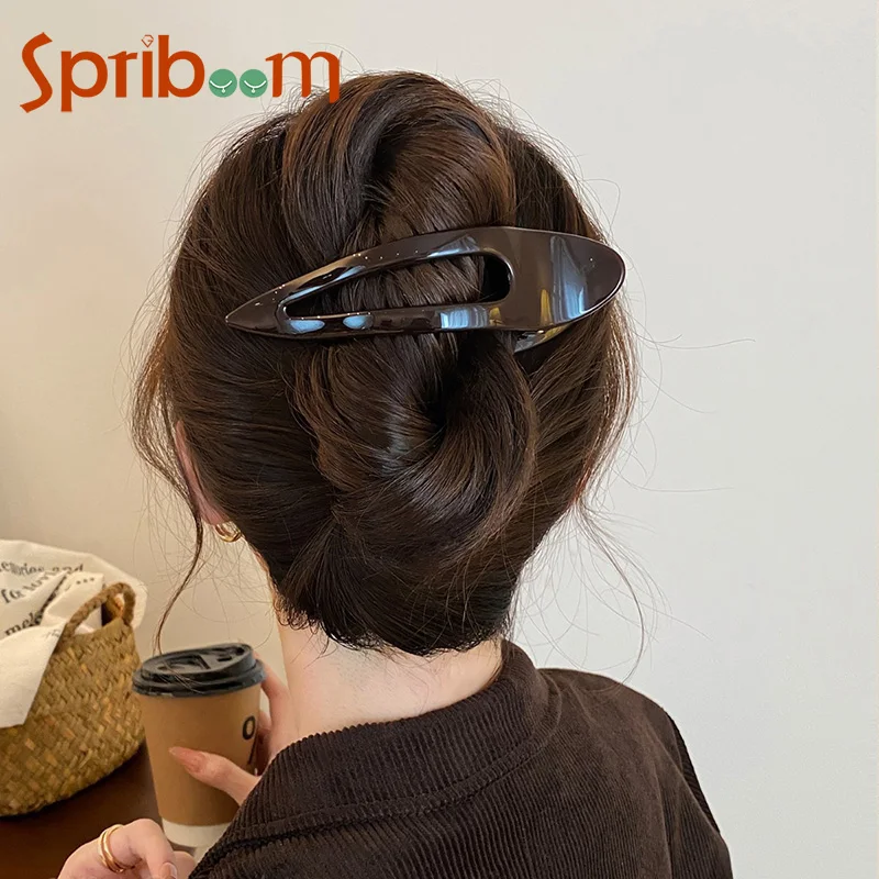 

Large Hair Clip for Women Duckbill Clip Head Back Hair Clips Autumn Winter Female Hair Accessories Temperament Hair Style Tools