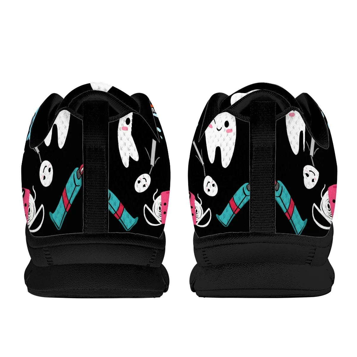 INSTANTARTS Dental Assistant Mesh Sneakers Women's Sport Shoes Lovely Tooth Cartoon Design New Fashion Breathable Casual Shoes