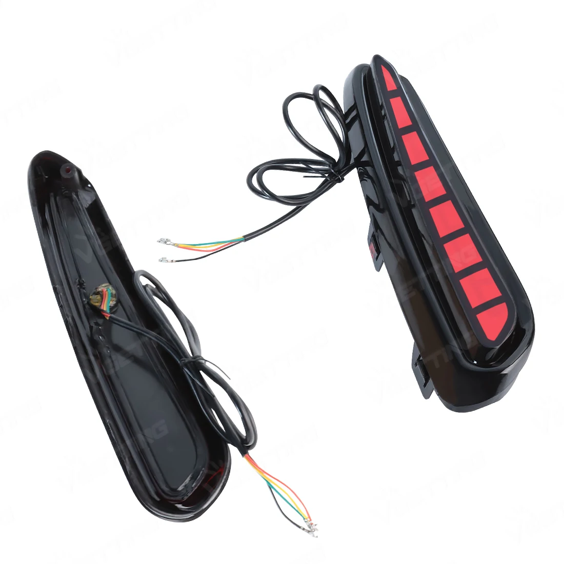LED Rear Bumper Reflector Lights For Honda Civic Type R 2024 2025 Dynamic Turn Signal Lamp Rear Brake Taillamp Car Accessories