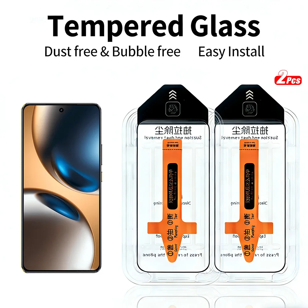 2Pcs Tempered Glass…