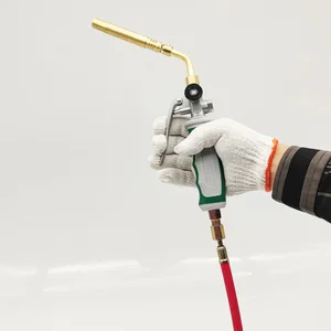 Súng hàn gas với công tắc kép, ngọn đuốc hàn theo kiểu Đức, ngọn đuốc làm mát không có oxy, ống cao su 1,6 m 10 Nhà khảo sát Benzomatic bán hàng chính - №7