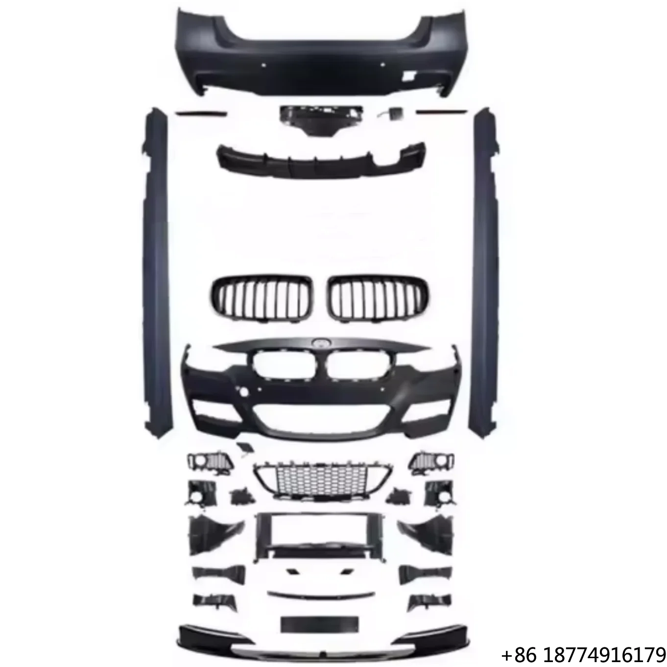 

High Quality Auto Parts M-Tech Bodykit M Sport Body Kits Front Bumper Rear Bumper for 3 Series F30 2012-2019 318i 328i 330i