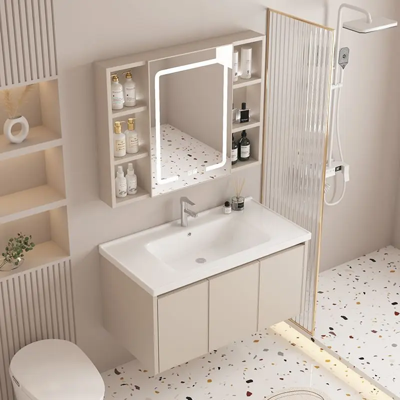 50CM, Spacious Bathroom Vanity Cabinet Without Mirror Durable Storage Furniture for Home Hotel