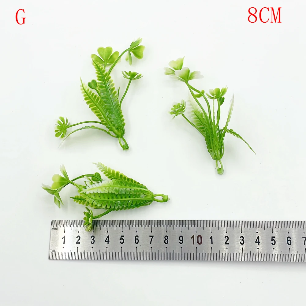 10 Teile/los Kunststoff Wasser Gras Künstliche Blumen Für Wohnkultur Wand Hängen Tisch DIY Kranz Geschenk Scrapbooking Gefälschte Pflanzen – Detail 8