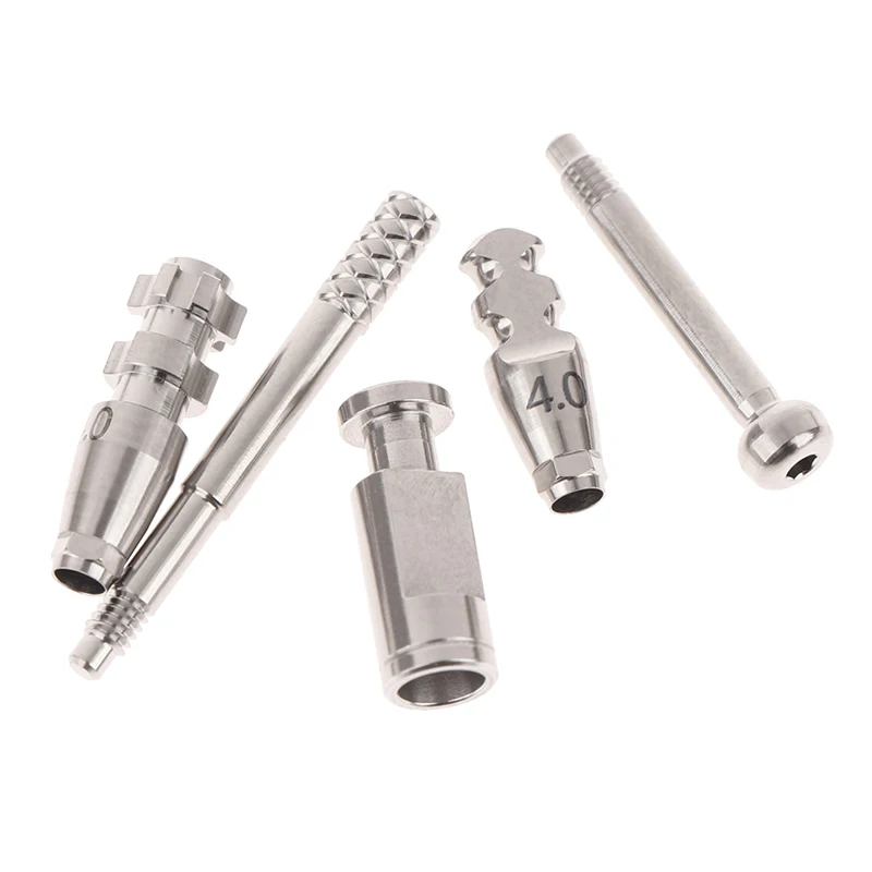 Dental Titanium Alloy Oral Surgery Components Accessories Analog Plaster Fixture Open Tray Closed Rod Transfer Coping Abutments