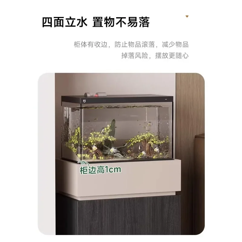 Small fish tank cabinet load-bearing cabinet is suitable for fish tank cabinet Italian minimalist living room sofa side c