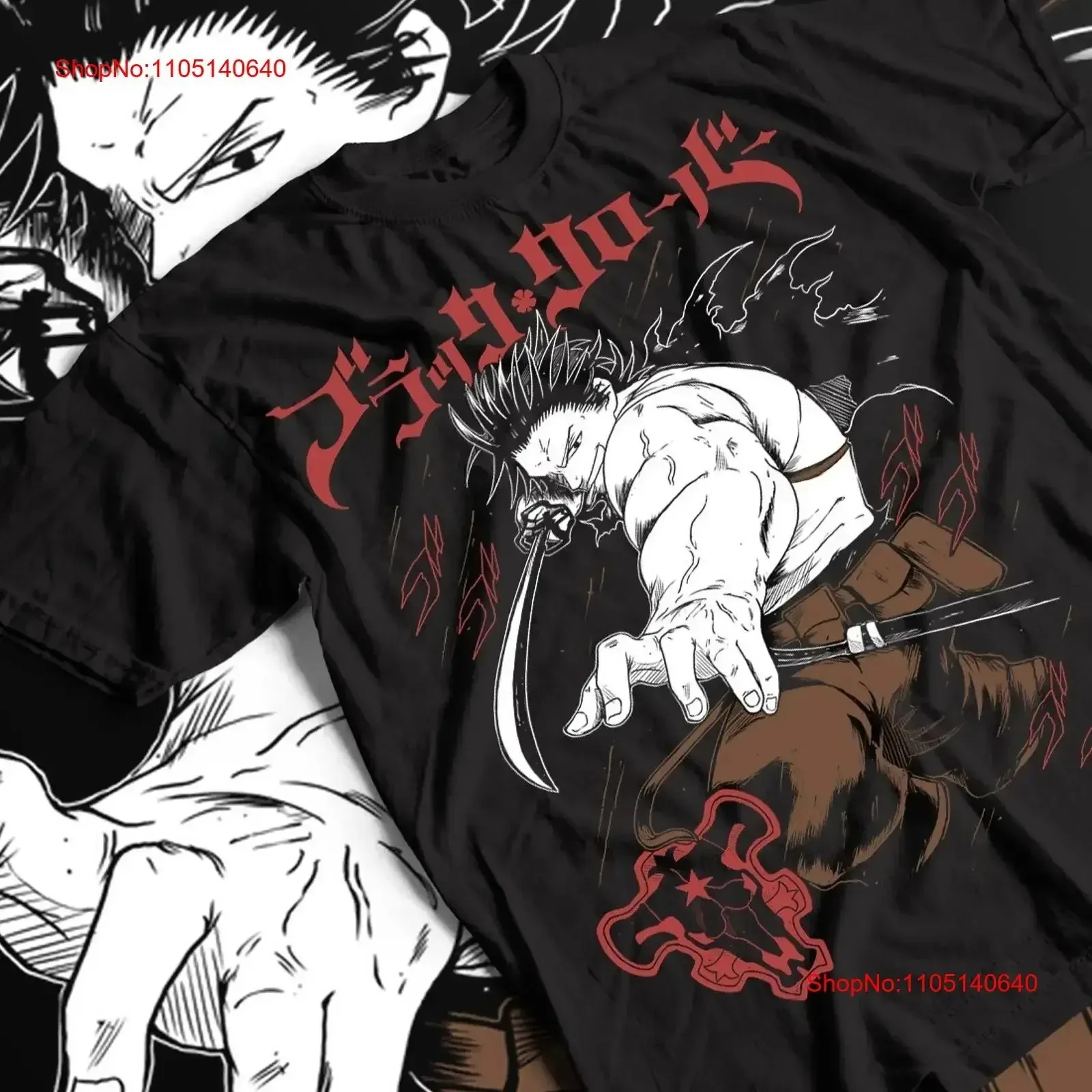 Yami Sukehiro Printed T-shirt Black Clover Anime T Shirt for Men Short Sleeve Clothing Oversized Cotton Tee Male Washed T Shirt