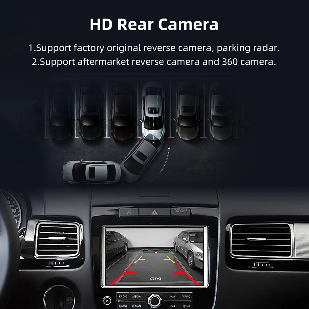 Wireless Carplay Android for Volkswagen 8' Touareg RNS850 Wireless carplay Retrofit Module Android auto Adapter airplay car pl