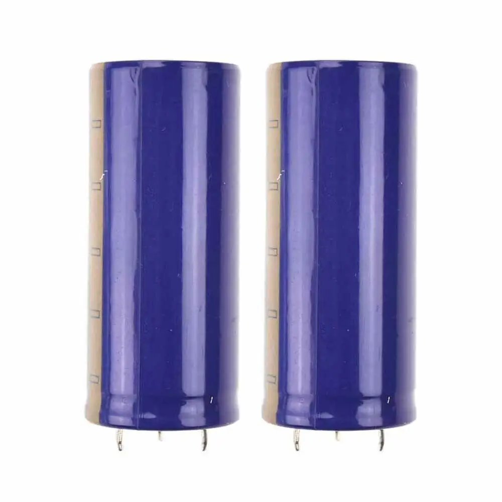 

2pcs 10000UF 100V HiFi Audio Filter Capacitor 4pin Electrolytic Capacitors 35*80