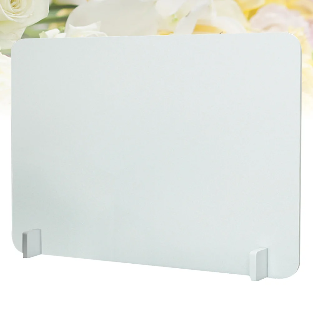 شاشة مقسم المكتب: لوحة عزل مضادة للرذاذ من مادة PVC للفصل الدراسي والمكتب والفندق والمطعم قسم سطح المكتب المقاوم للاهتراء #1