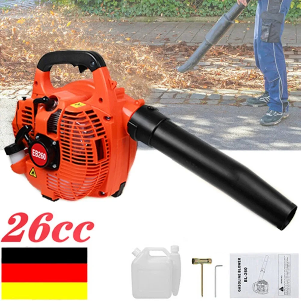 Soplador de Hojas de Gasolina 26 cc – 1 HP y 250 km/h
