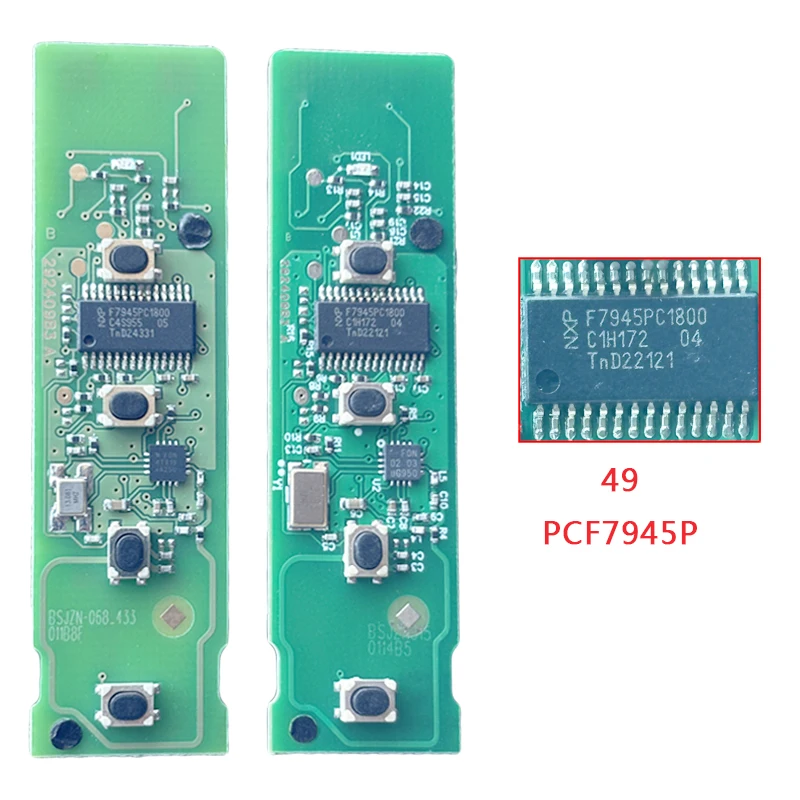 TXK005001 315/433/434MHz Keyless Go KYDZ Smart Remote Key For Porsche Cayenne Macan 3 Button 49 PCF7945P Chip