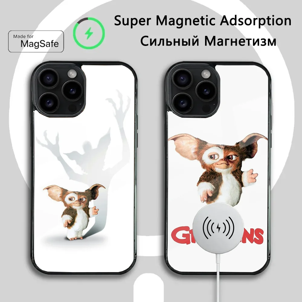 G-Gremlins Gizmo Phone Case For iPhone 16 15 14 13 12 11 Plus,Pro,Max Mini Magsafe Magnetic Wireless Charging