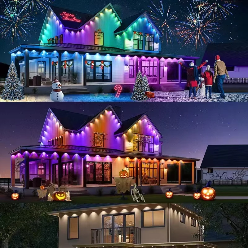 LED Christmas Pendant Lights Outdoor Decorative Lighting Ice Column Decorative String Lights