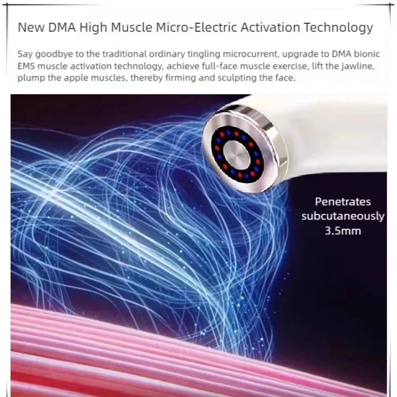 الاستخدام المنزلي بالموجات فوق الصوتية الوجه Rf تردد الراديو جهاز الجمال مكافحة مايكروكرنت رفع ثبات آلة الكولاجين Hifu سكين #2