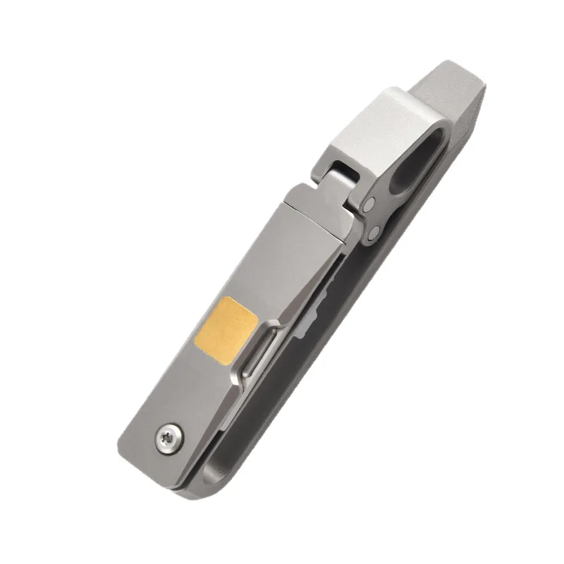 Outdoor Portable EDC Multifunctional Titanium Alloy Bottle Opener Keychain Tool