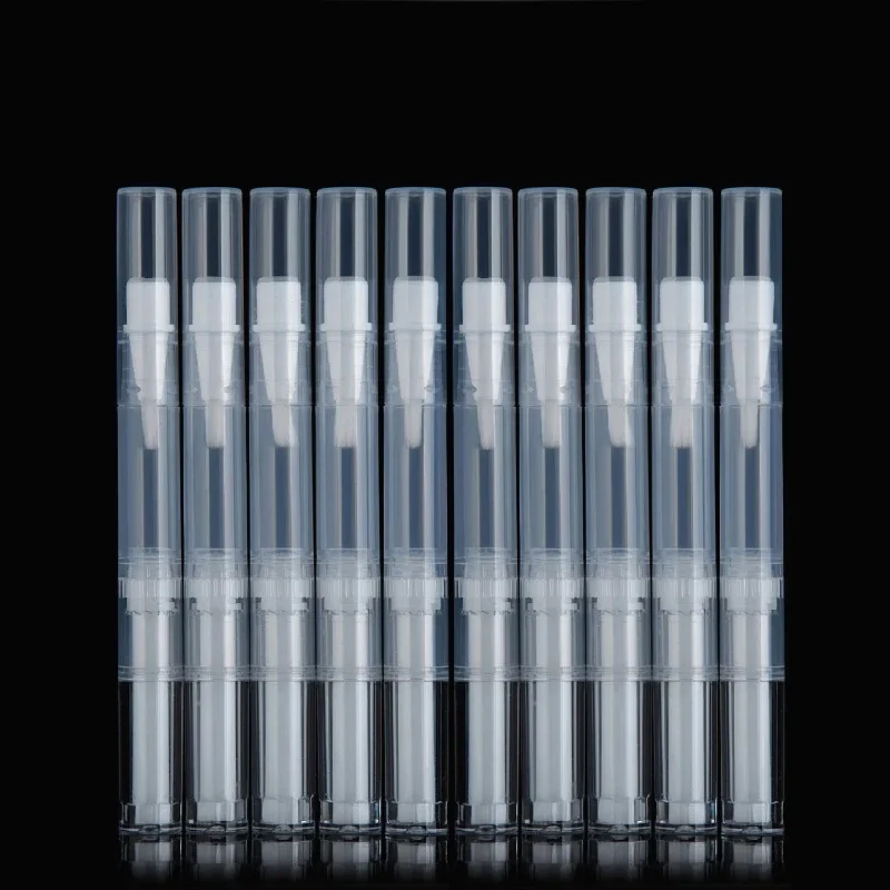 10pcs Empty Twist Pen With Brush Cosmetic Container Nail Polish Tube For Balm Nail Art Paint Mascara Oils Lip Gloss Container