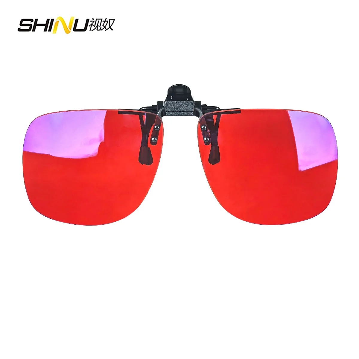 Red Lens Clip On Be…