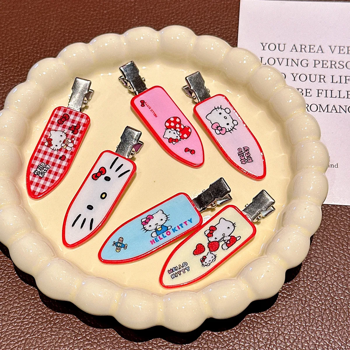 Süße Sanrio und Hello Kitty Haarspangen, süße Cartoon-Stirnbänder, Kawaii-Geburtstags- und Weihnachtsgeschenke für Studentenmädchen