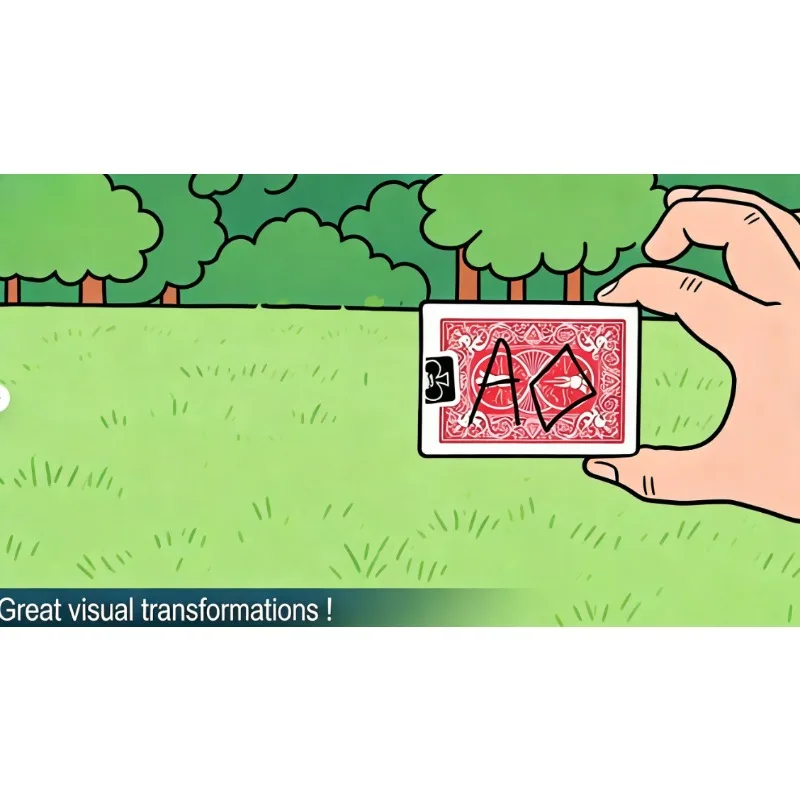 

TORNADO BOX by Mickael Chatelain Gimmick Card Magic Trick Close Up Illusions Mentalism Fun Magia Toys