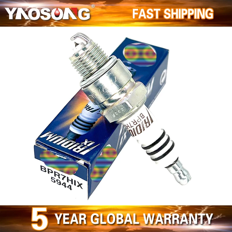 

1pcs Iridium IX Spark Plugs For Yamaha motorcycle Motorboats and speedboats OEM BPR7HIX 5944