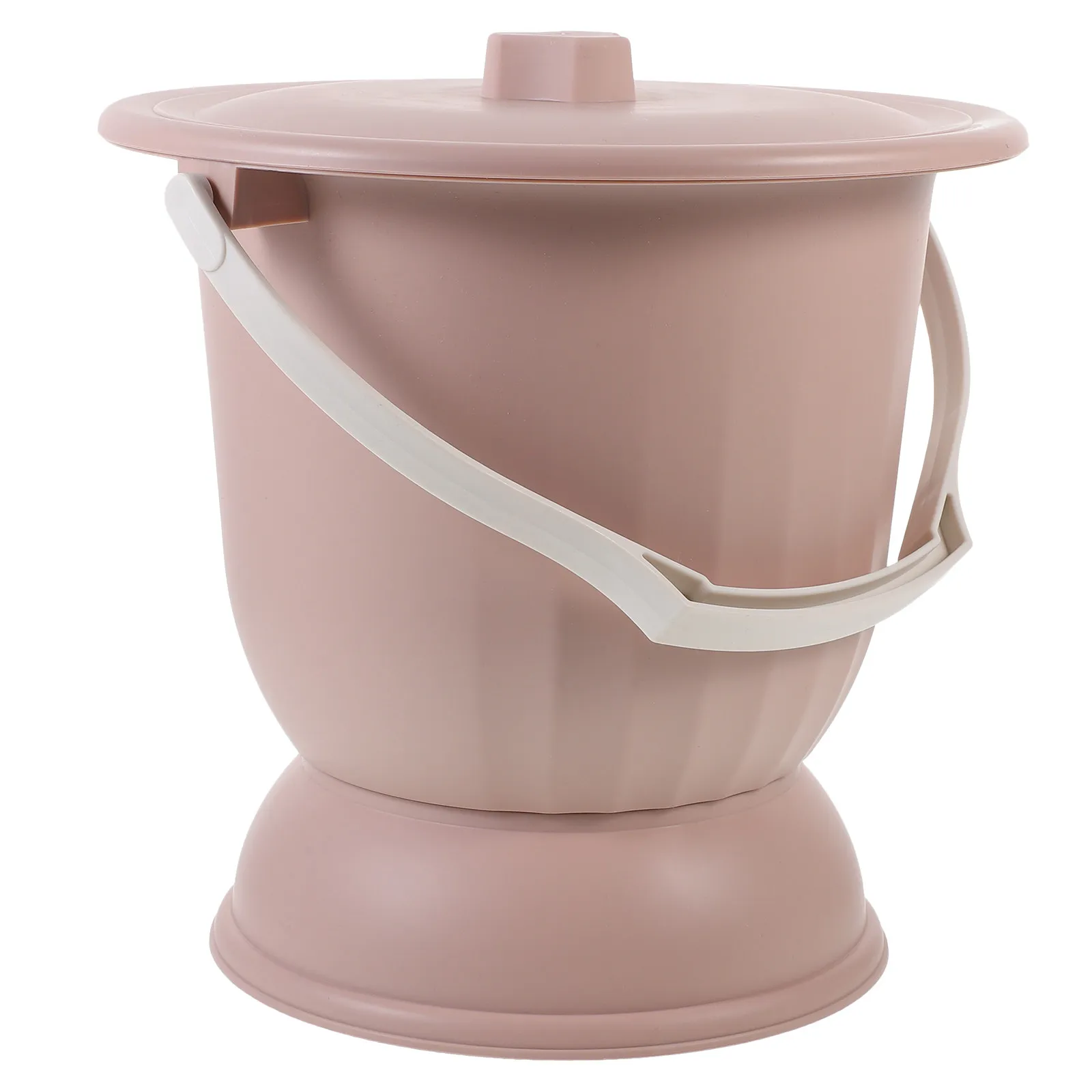 

Chamber Pot Plastic Urine Bucket With Lid Portable Urinal Toilet Bedpan Spittoon Thick Pp Material Lightweight Leakproof