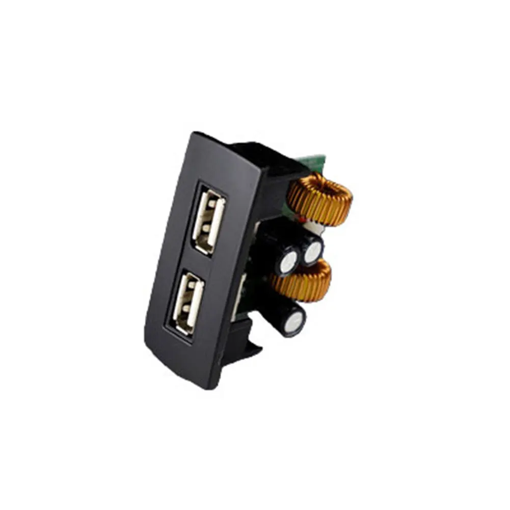 

Car Center Power Console USB Charger For Mercedes Vito ABS Construction 2.4A Output Center Console Replacement