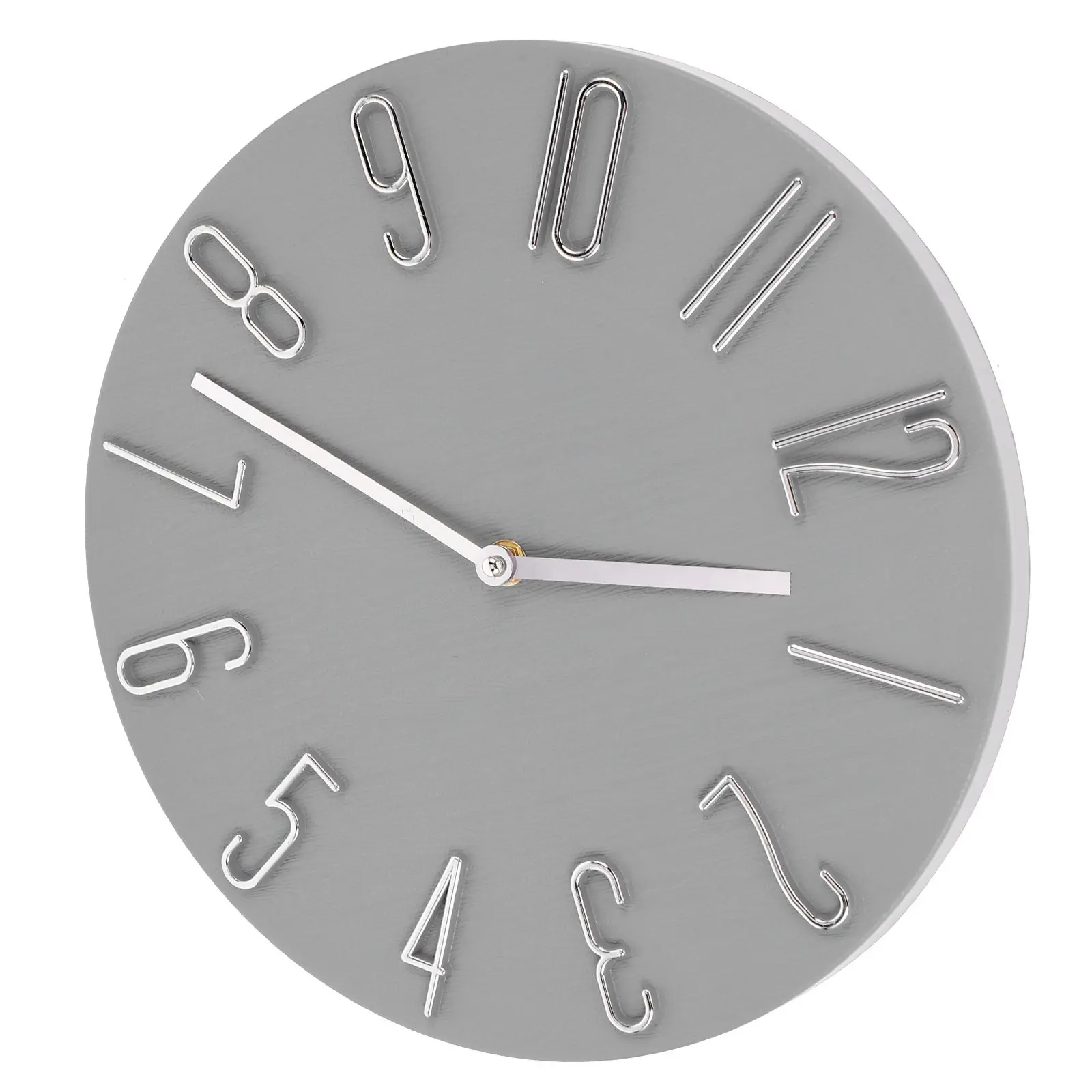 Wall Clock Minimalist 12 Inch Silent Non-Ticking Battery Operated Modern Round Hanging Wall Clock Home Office Bedroom Living