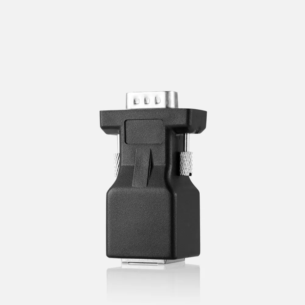 2Pcs Vga Converter Adapter Black Life Vga Rj45 Cable Network Cable Connector Network Extension