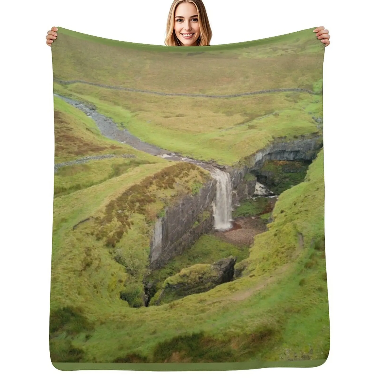 Hull pot winter aerial Throw Blanket Decorative Throw Vintage Blankets Sofas Of Decoration Polar Picnic bed plaid Blankets