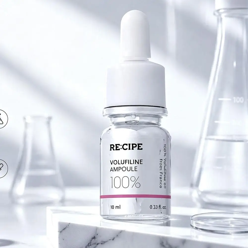 RE:CIPE 100% Volufiline Ampoule Serum Pure Volufiline Oil Plumping Firming Facial Ampoule Essence Daily Skin Care 10ml