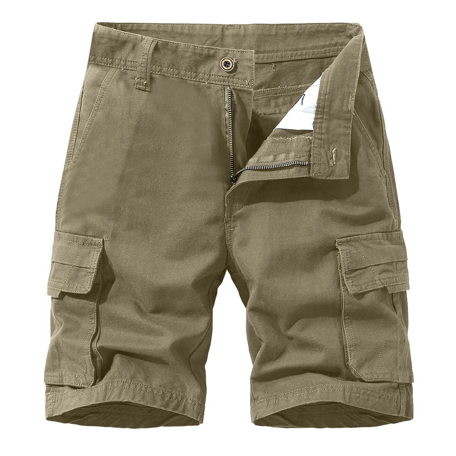 Shorts Men Wear Cargo Casual Straight Leg Thin Functional Day Five Quarter Pants In Summer Work Clothes for Men