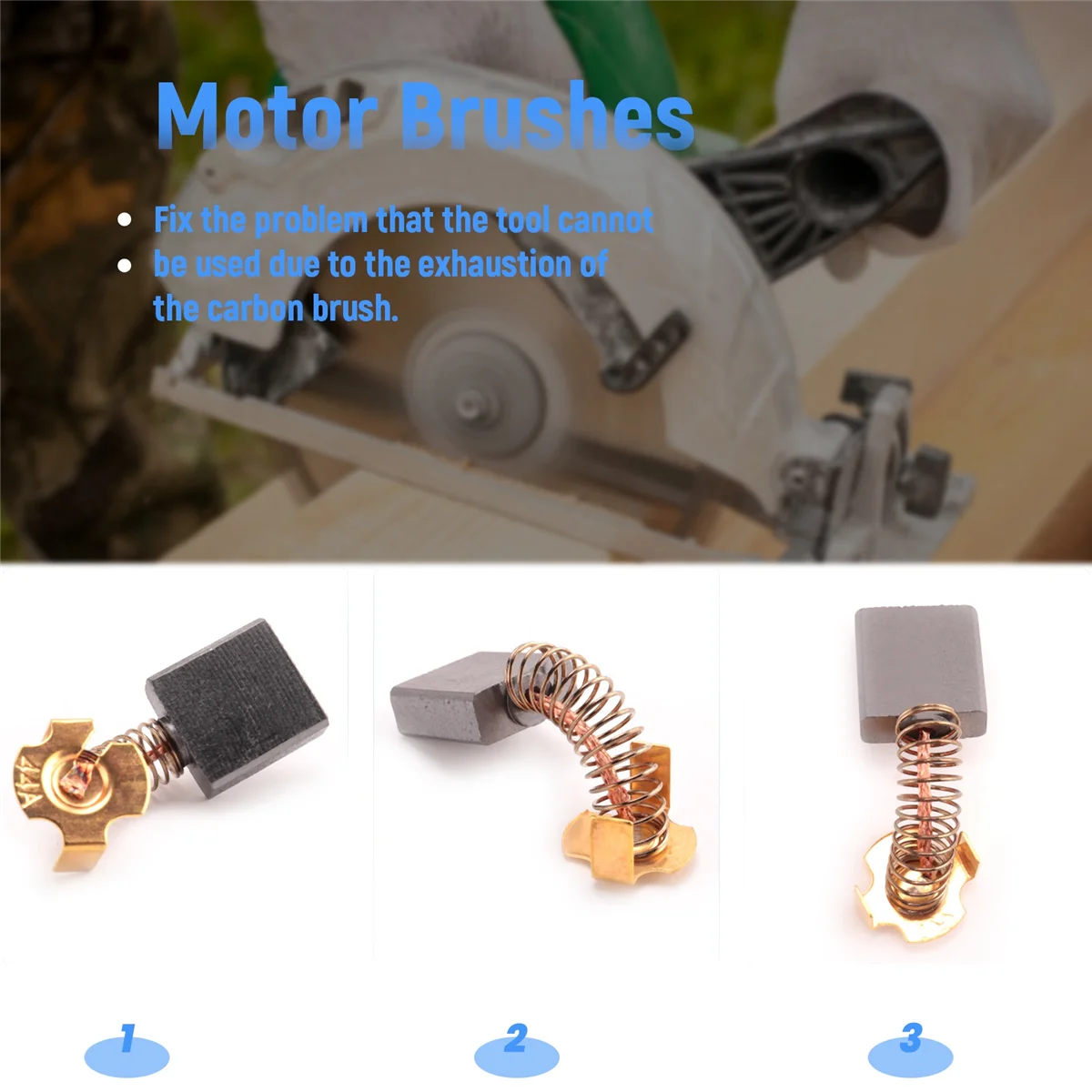 AT77 Carbon Motor Brushes Compatible for Dewalt D24000/DW713 Miter Saw,Sliding Table Saw,Electric Power Tool Replacement Part