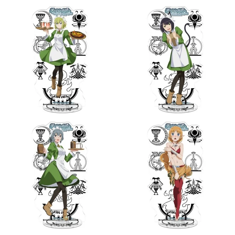 Is It Wrong to Try to Pick Up Girls in a Dungeon? Acrylic Stand Figure Bedroom Decoration  Fans Gifts Keychains