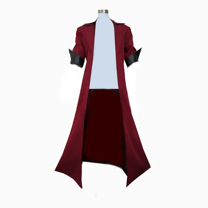 

DMC 3 Dante Halloween cosplay Costume noly dark red coat
