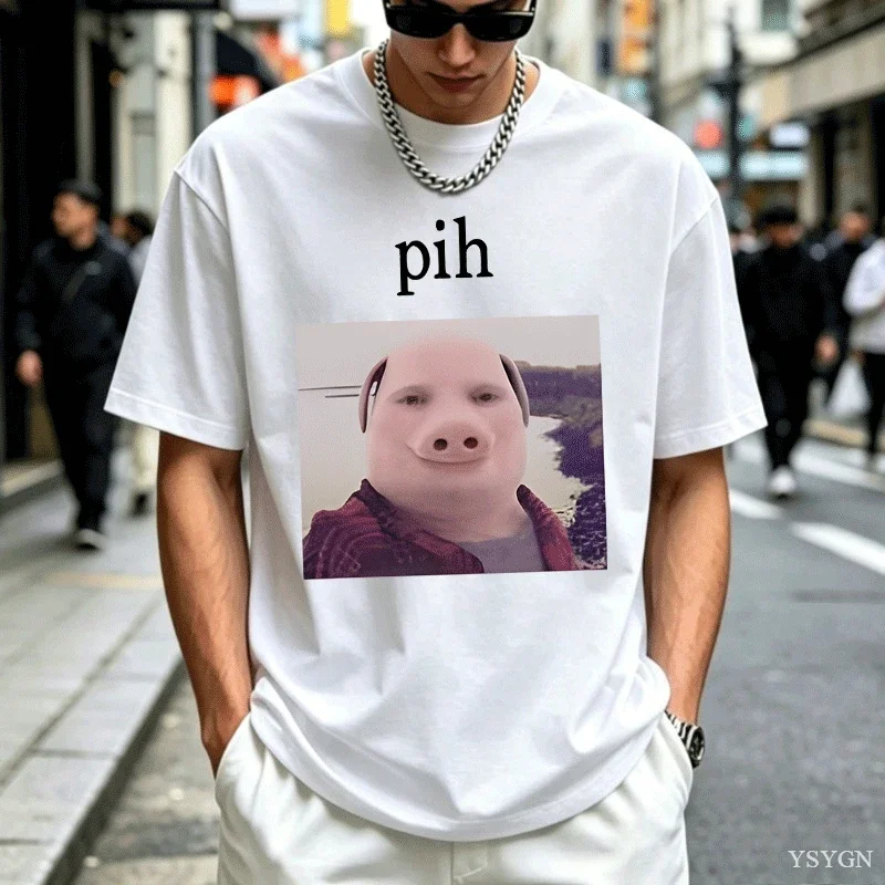 John Pork Pin T-Shirt Funny Short-sleeve Man Woman T Shirt Men's Clothing Cotton O Neck Printed Tshirt High Quality Clothes Tops