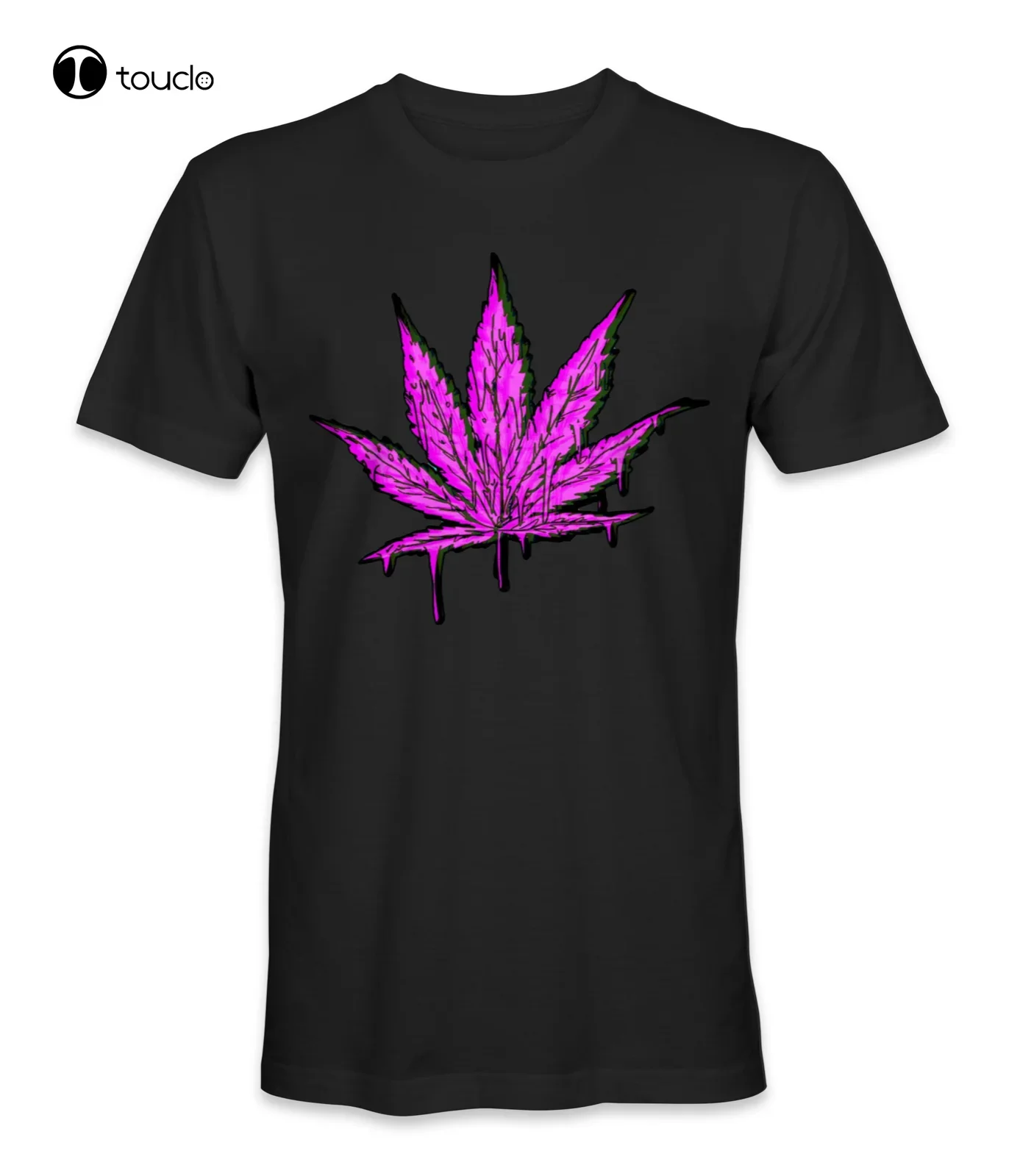 Purple Weed Leaf. Marijuana Weed Pot Head Lovers T-Shirt Tee Shirt