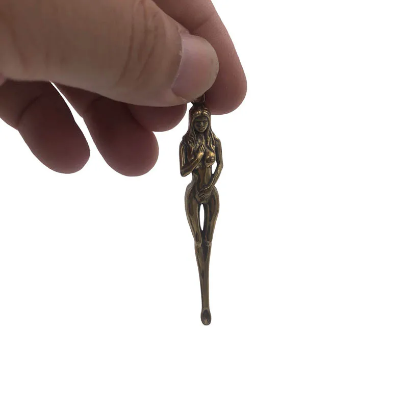70mm Metal Small Smoke Shovel medicine spoon mini Light-weight Snuff spoon High Quality Portable Snuff pipe Accessories view 2
