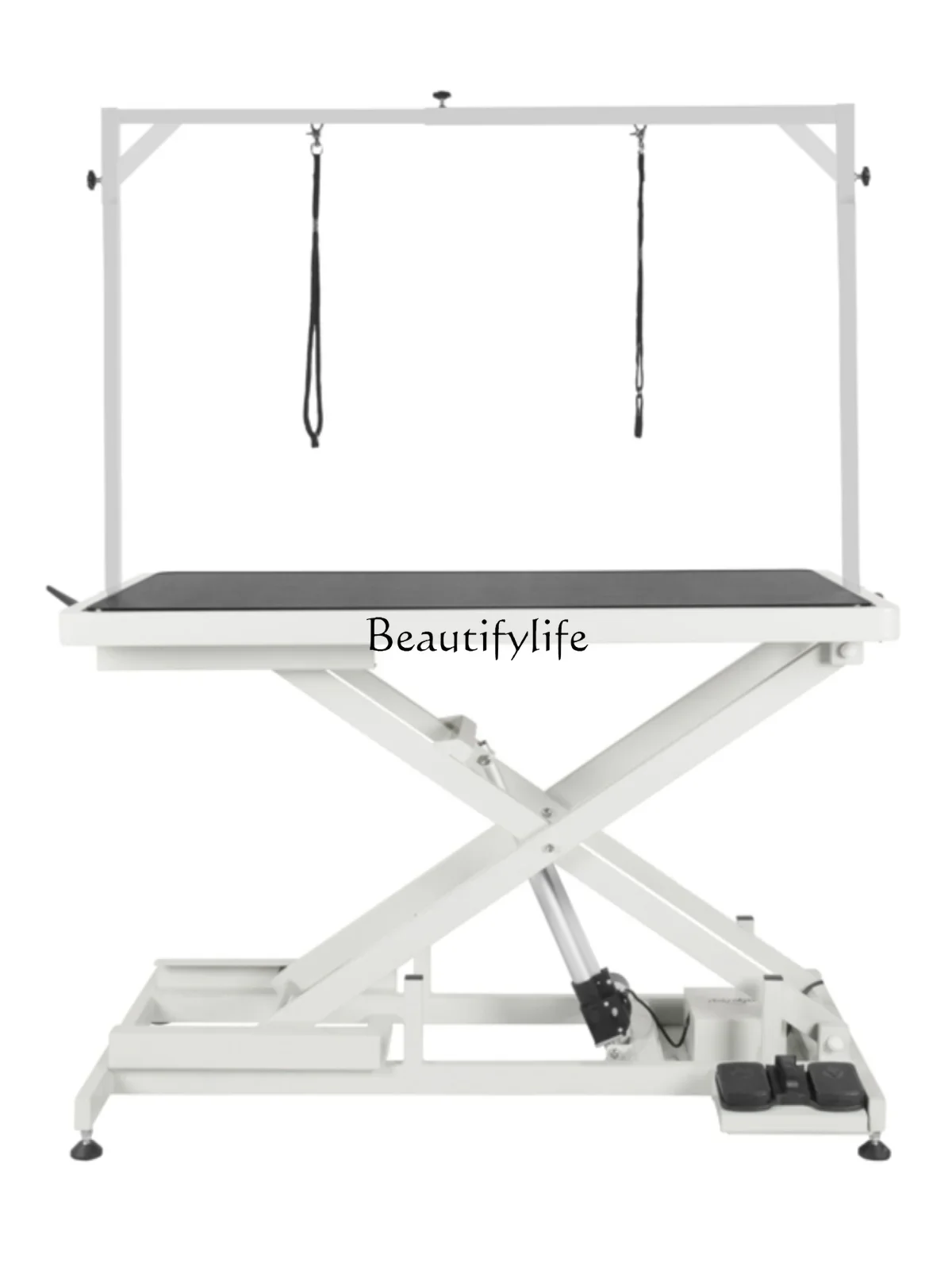 4Ultra-low electric lift special pet shop beauty table beauty table